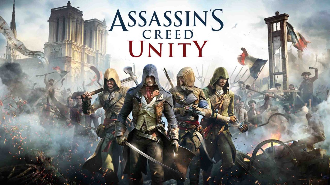 Assassin's Creed Unity System Requirements for PC Games minimum, recommended specifications for Windows, CPU, OS, Processor, RAM Memory, Storage, and GPU.