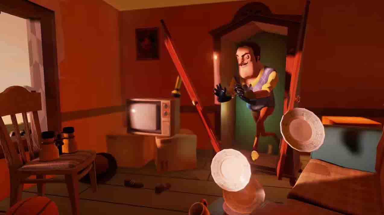 Hello Neighbor System Requirements for PC Games minimum, recommended specifications for Windows, CPU, OS, Processor, RAM Memory, Storage, and GPU.