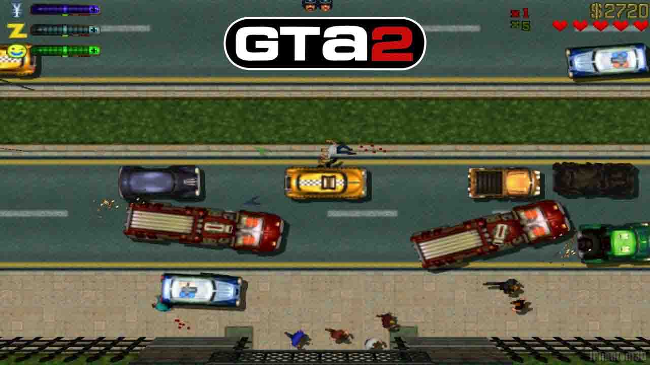 Grand Theft Auto II (2) System Requirements for PC Games minimum, recommended specifications for Windows, CPU, OS, Processor, RAM Memory, Storage, and GPU.
