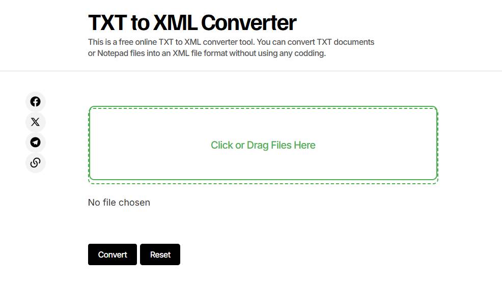 TXT to XML Converter